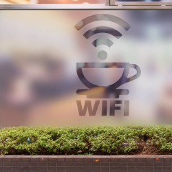 Cybercafé Privacy Window film