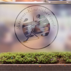 Physiotherapist Logo Privacy Window film
