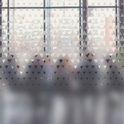 Triangle pattern Privacy Window film