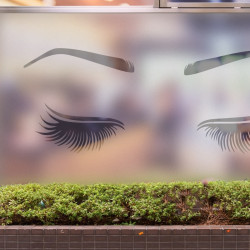 Lashes Beauty Privacy Window film