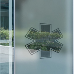 Ambulance driver logo Privacy Window film