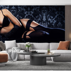 Woman Sexy Lingerie 2 Panoramic Wallpaper