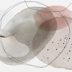 Abstract Neutral Panoramic wallpaper