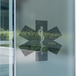 Ambulance driver logo 4 Privacy Window film