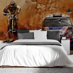 Motocross and Rally Panoramic wallpaper