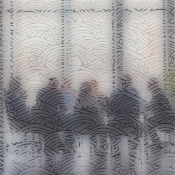 Nippon wave pattern Privacy Window film