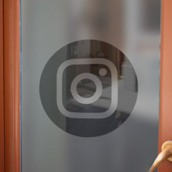 Instagram Logo Privacy Window film