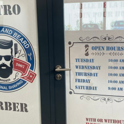 Perforated Window Vinyl