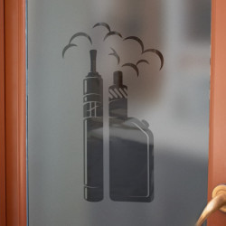 Vape Shop 2 Privacy Window film