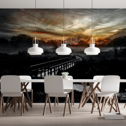 Night Landscape Panoramic wallpaper