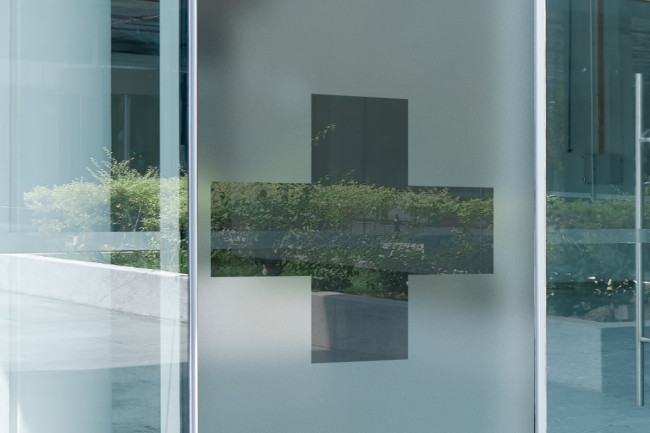 Cross Pharmacy 3 Privacy Window film