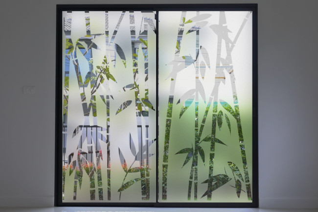 Bamboo stickers Privacy Window film
