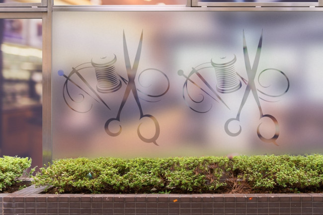 Couturier Logo 2 Privacy Window film