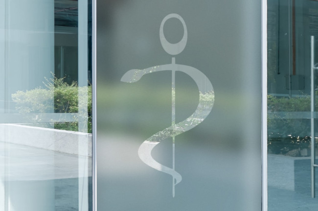 Caduceus Nurse Privacy Window film