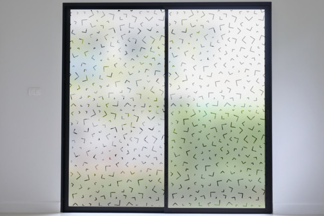 ZigZag Pop pattern Privacy Window film