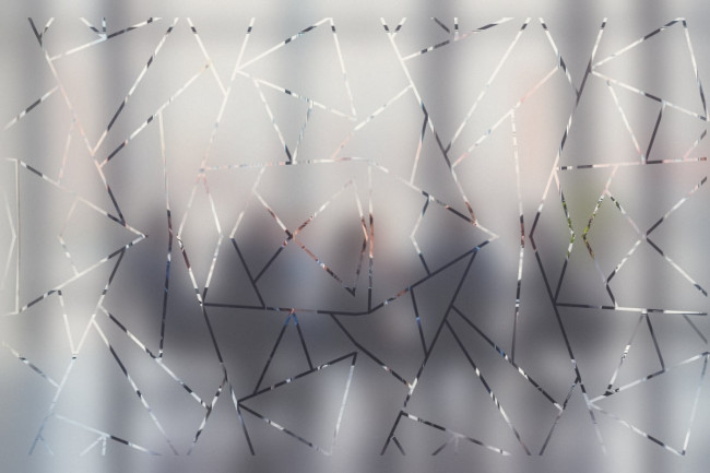 Prism Geometric lines Pattern Privacy Window film