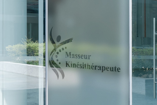 Kinesitherapy Logo 3 Privacy Window film
