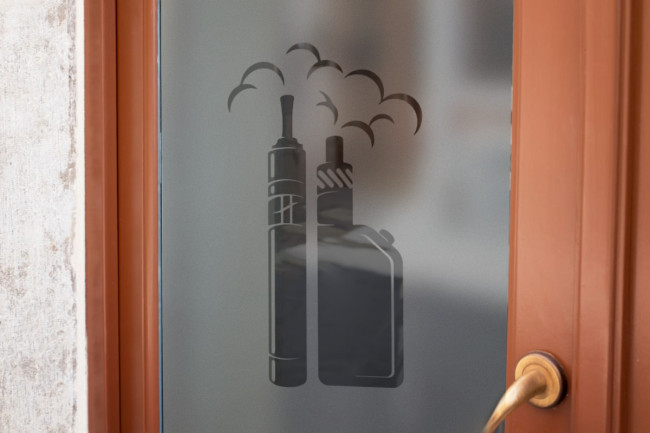 Vape Shop 2 Privacy Window film